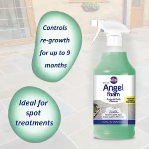 Nilco Angel Foam - Patio & Path Cleaner 2L Ready To Use Dirt Algae Remover 2x 1L