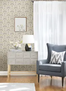 NuWallpaper NUS4986 Wilder Peel & Stick Wallpaper, Grey