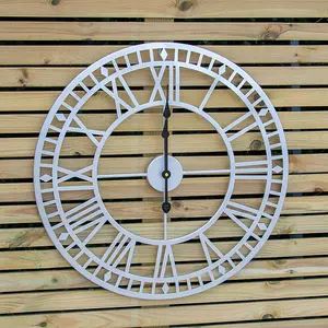 Woodside 60cm Garden Wall Clock - GREY