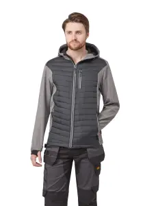 Site Bonnington Black & grey Men's Softshell jacket, Medium