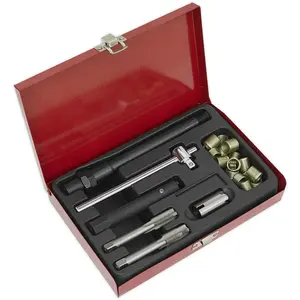 Advanced Spark Plug Thread Repair Kit for Deep-Seated Applications with Long Reach Extension