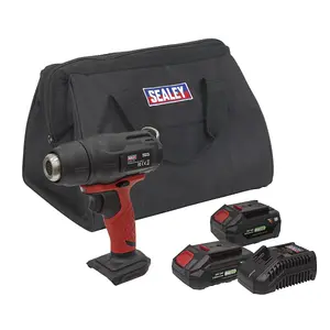 Sealey Cordless Hot Air Gun Kit 20V SV20 Series - 2 Batteries CP20VHGKIT2