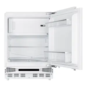 GoodHome GHBUFFUKa Classic Integrated Fridge freezer - Gloss white