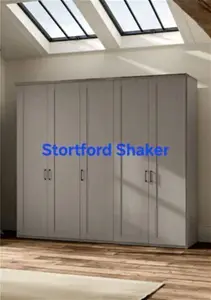 Shaker Style Doors - Bespoke Made Wardrobe Doors - Made To Measure