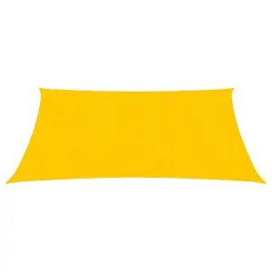 Berkfield Sunshade Sail 160 g/m2 Yellow 2.5x3 m HDPE