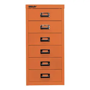 29er 27.9cm Wide 6 -Drawer File Cabinet Orange