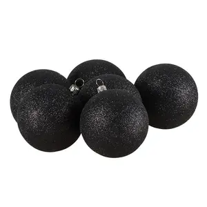 Xmas Bauble (Set of 6) Black