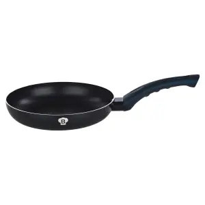 BLAUMANN 28x5.5cm Frying Pan - 2.7L Aquamarine Cookware Frying Grill Pots Pan Saucepan Casserole Soft Touch Handle Lid