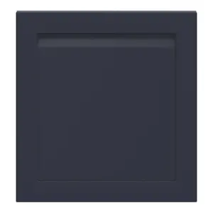 GoodHome Garcinia Integrated handle Matt navy blue Shaker Appliance Cabinet door (W)600mm (H)626mm (T)20mm