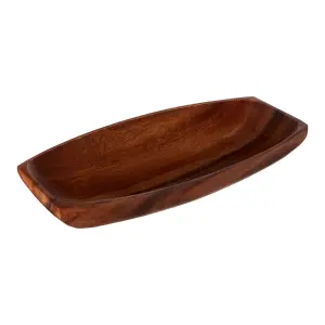 Interiors by Premier Elegant Small Oblong Serving Dish, Versatile Serving Dish, Natural Large Serving Dish For Breakfast