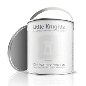 Little Knights Interior Emulsion Paint - Silk - Cotton Flower - 5 litre