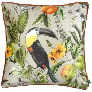 Wylder Leilani Toco Printed Chenille Polyester Filled Cushion