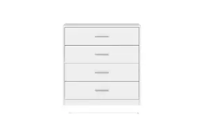 White Chest of Drawers Storage Unit Small Modern Bedroom Kids Hallway Nepo