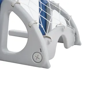 UFO Cartoon 2-in-1 Toddler Basketball Hoop Football Goal Set