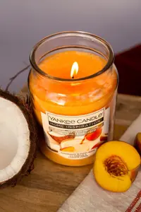 Yankee Candle Large Jar Candle - Coconut Peach Smoothie