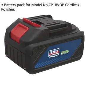 18V 4Ah Lithium-ion Power Tool Battery for ys03451 Cordless Orbital Polisher