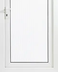 Unglazed White uPVC External Back door, (H)2055mm (W)920mm