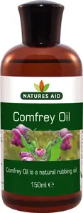 Natures Aid Comfrey Oil (Knitbone, Natural Rubbing Oil, Suitable For Vegetarians, Made In The UK), 5023652041509, 150 Ml (Pack Of 1)