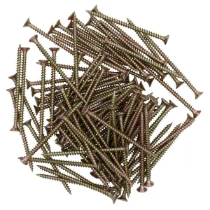 Wood Screws Multi Purpose Countersunk Fasteners 5.0 x 80mm PZ2 Screw 100pc