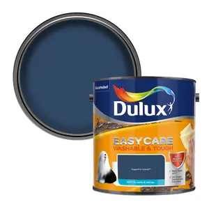 Dulux Easycare Washable & Tough Sapphire salute Matt Wall & ceiling Emulsion paint, 2.5L