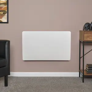 Adam Solis 1500W Ceramic Core Electric Radiator in White