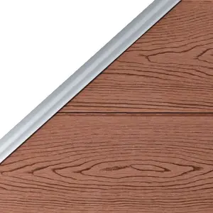 Fence Panel WPC 95x(105-180) cm Brown