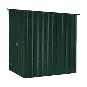 5 x 8 Pent Metal Garden Shed - Heritage Green (5ft x 8ft / 5' x 8' / 1.5m x 2.4m)