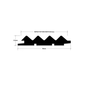 Natural Timber Tongue & groove Cladding (L)1.8m (W)94mm (T)17mm, Pack of 4