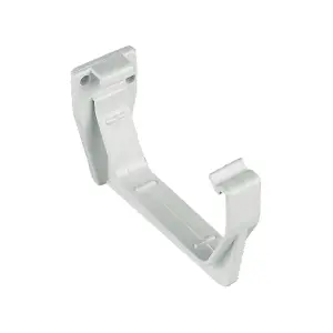 FloPlast White Square Fascia Bracket (Dia) 114mm