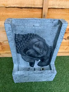 Lumineo Buddha Face Leaning 787641 Outdoor Fountain