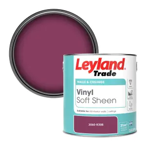 Leyland Trade Vinyl Soft Sheen Walls & Ceilings Emulsion Paint (3060-R30B) - 2.5L