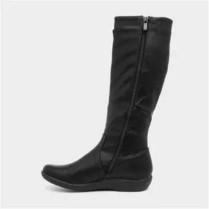 Cushion Walk Sheri Womens Black Calf Boot - Size 6 - Womens Boots Calf