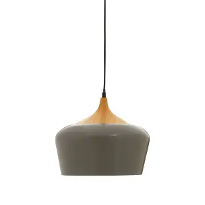 Interiors by Premier Blayne Grey Pendant Light