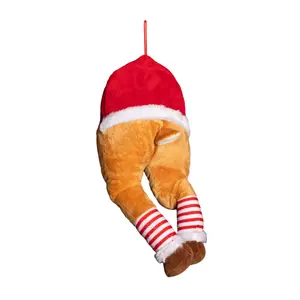 40cm Battery Operated Animated Door Hanging Reindeer Legs Decoration