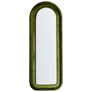 Wall Mirror CULAN Velvet Green