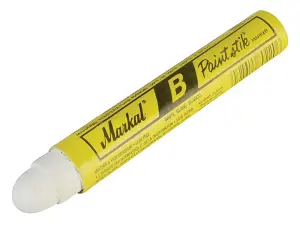 Markal Paintstik Cold Surface White Marker for All Surfaces