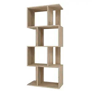 4P Fiesta Freestanding Bookcase Sonoma Oak