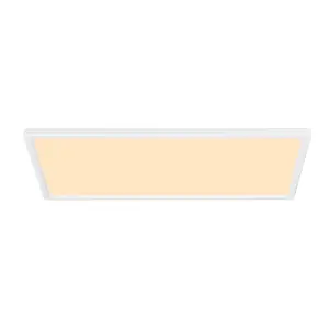 Nordlux Harlow 60x30 Step Indoor Living Dining Kitchen Bedroom Ceiling Light In White (Height) 2.3cm