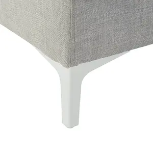 Right-Hand Corner Sofa KIRUNA Light Grey Fabric Right Hand