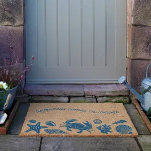 Happiness Comes In Waves Doormat (90 x 60cm)