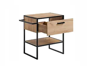 Bathroom Vanity Unit 700 Countertop Sink Floor Standing Cabinet Black Metal Oak Loft Industrial Freestanding Brook