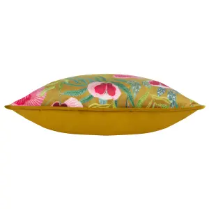 Wylder House of Bloom Poppy Piped Feather Filled Cushion