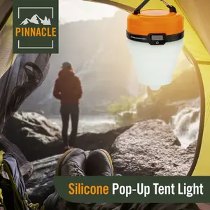 Collapsible Battery Powered Lantern Flickering Light Effect Camping Lamp