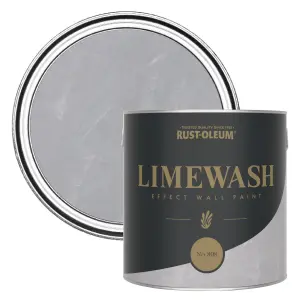 Rust-Oleum Grey Limewash Effect Wall Paint - No.808 2.5L