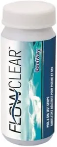 Bestway 3 X 3-in-1 Pool And Spa Lay Z Spa Test Strips 50 Strips For Chlorine, Ph And Alkalinity Testing