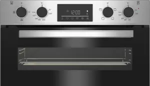 Beko BBTQF22300X Built-in Double Oven - Stainless steel effect