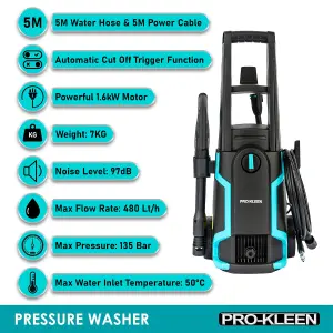 Pro-Kleen Pressure Washer High Performance Power Jet Cleaner