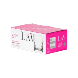 LAV - Keops Whisky Glasses - 345ml - Pack of 6