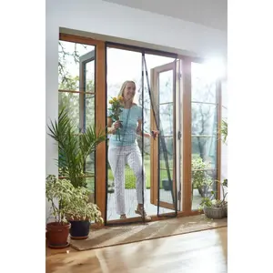 Magnetic Fly Screen Curtain Door & Window Set Curtain Zero In Home Pest Control