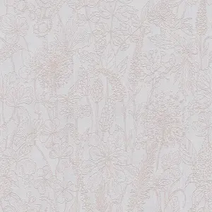 Galerie Home Collection Pink Floral Motif Wallpaper Roll